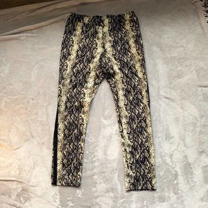 Crocodile Skinned Jeggings